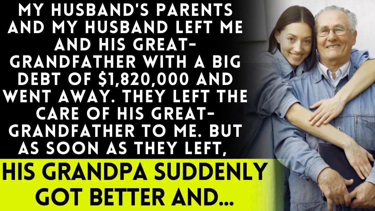 My great grandpa in law owes $1 82M! In laws dumped him on me, but he knew it was coming!