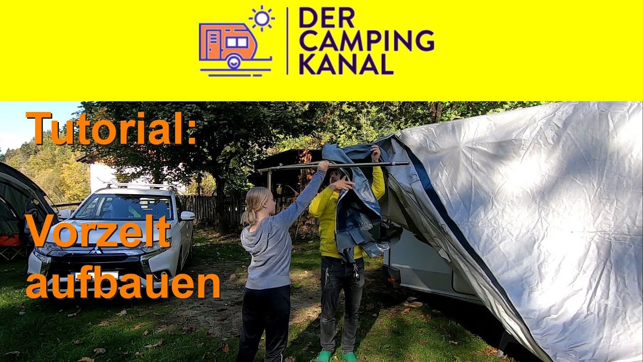 Anfängertipps: Vorzelt aufbauen