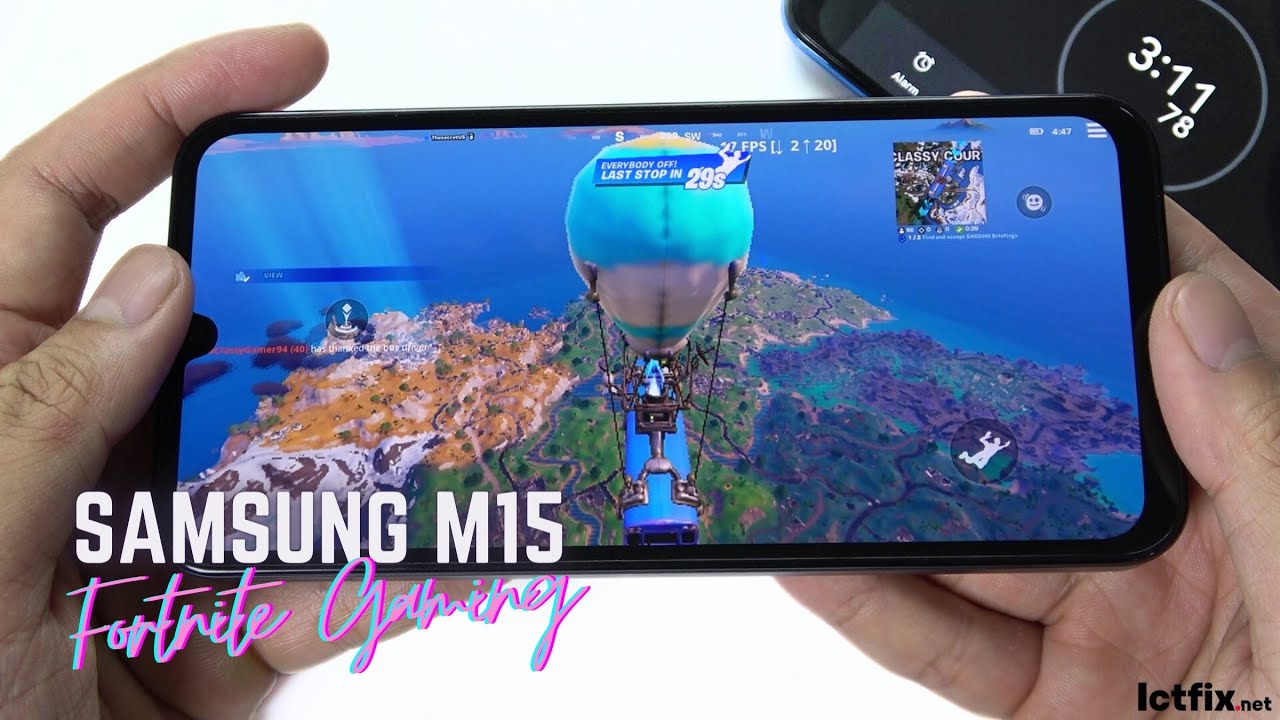Samsung Galaxy M15 Fortnite Gaming test | Dimensity 6100+, 90Hz Display