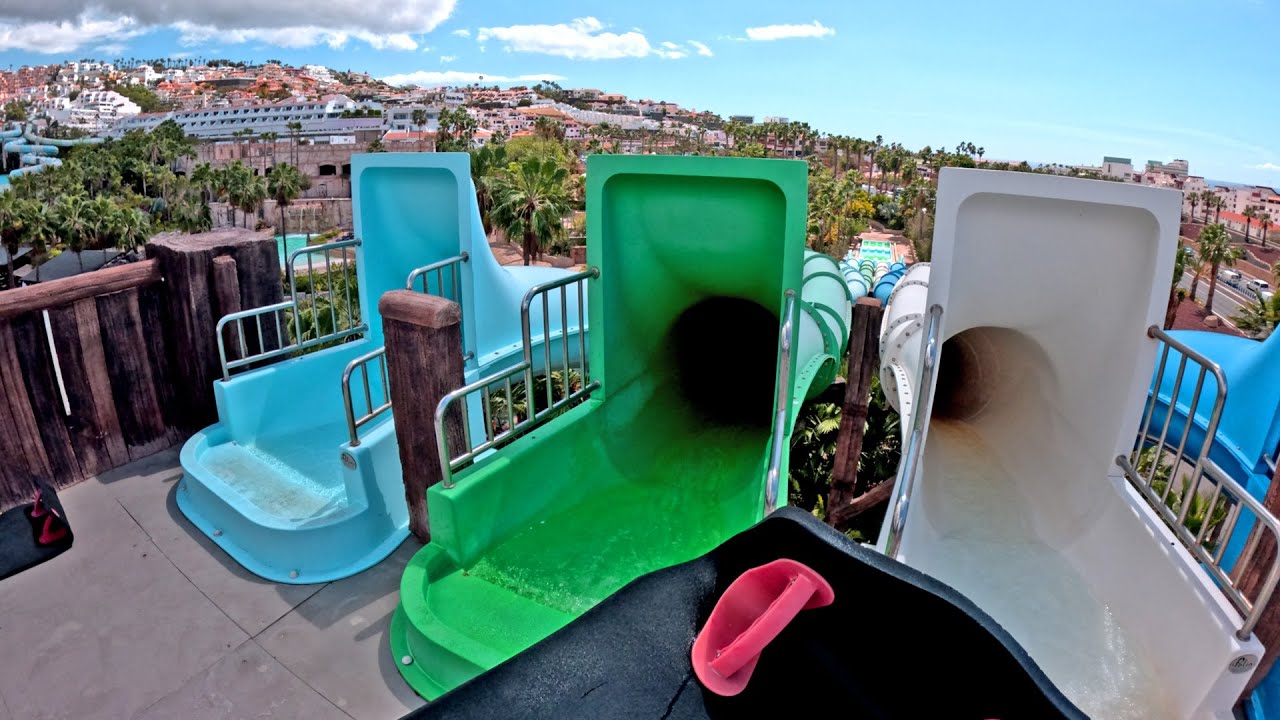 Aqualand Costa Adeje - Twister Racer Water Slide 2025 POV