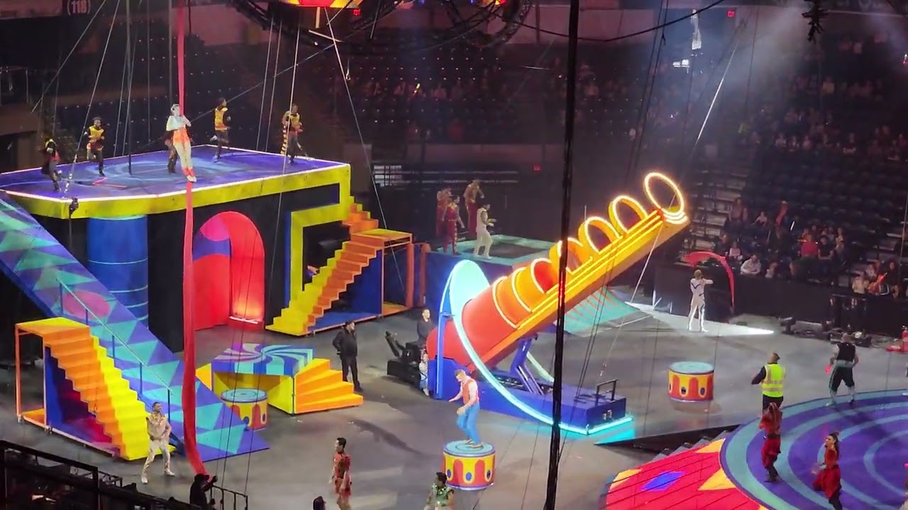 Ringling Circus - Human cannonball - Ringling Rocket performance - Skyler Miser 