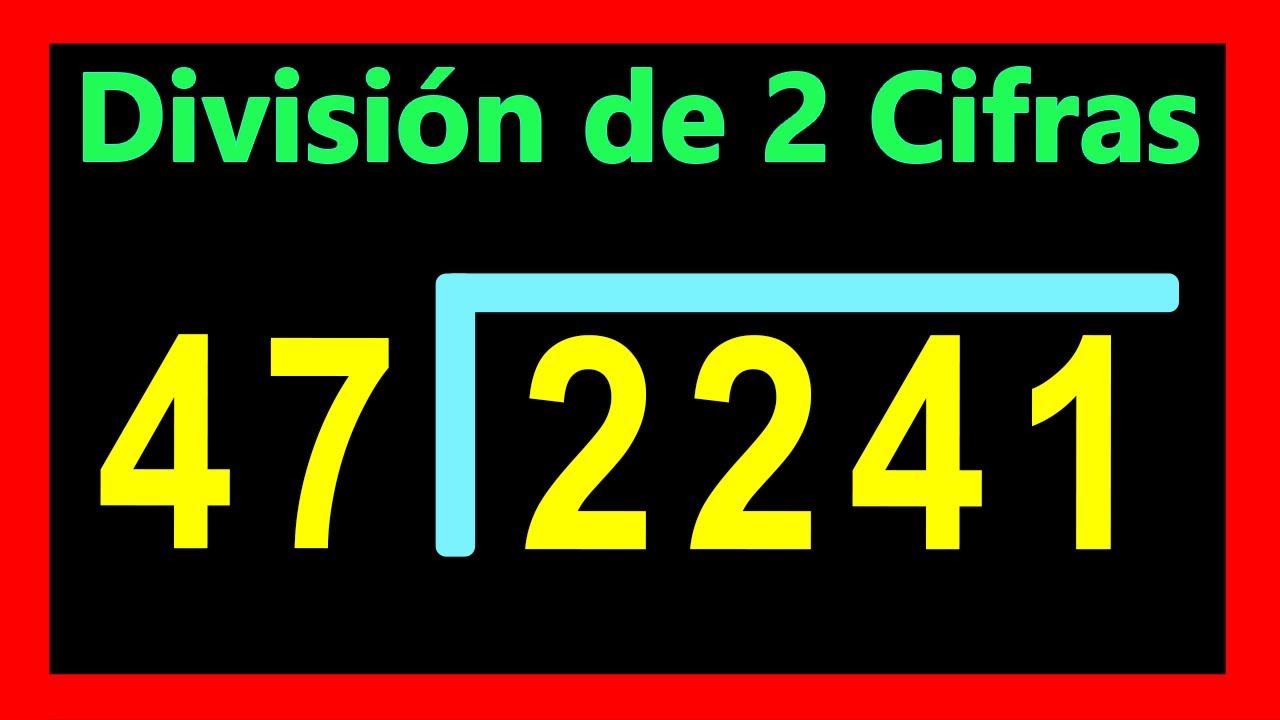 ✅👉 Divisiones de 2 cifras afuera y 4 adentro   ✅Dividir por 2 cifras