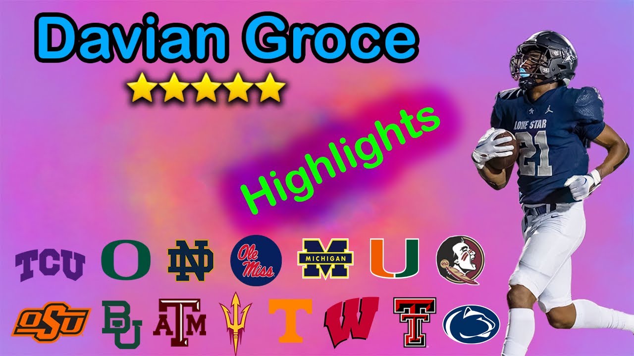Davian Groce Highlights ||  The Next Alvin Kamara