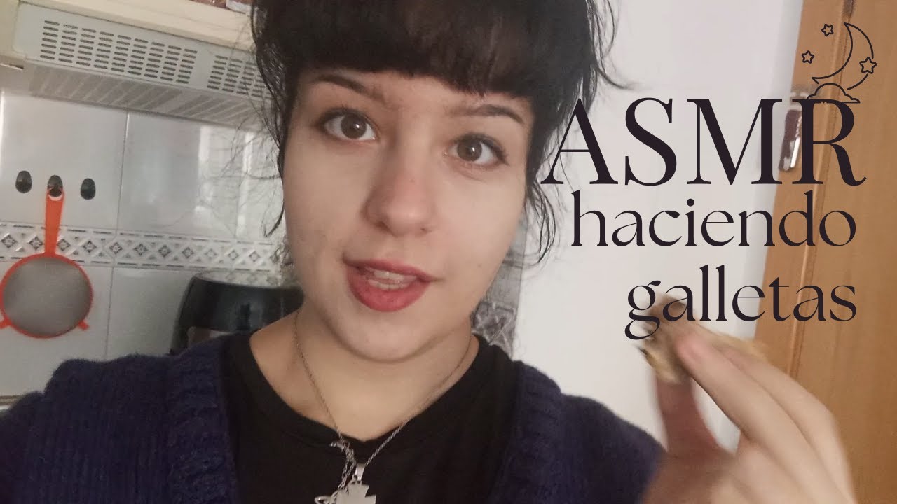 ASMR en la cocina | galletitas de avena y chocolate fáciles y rápidas :)