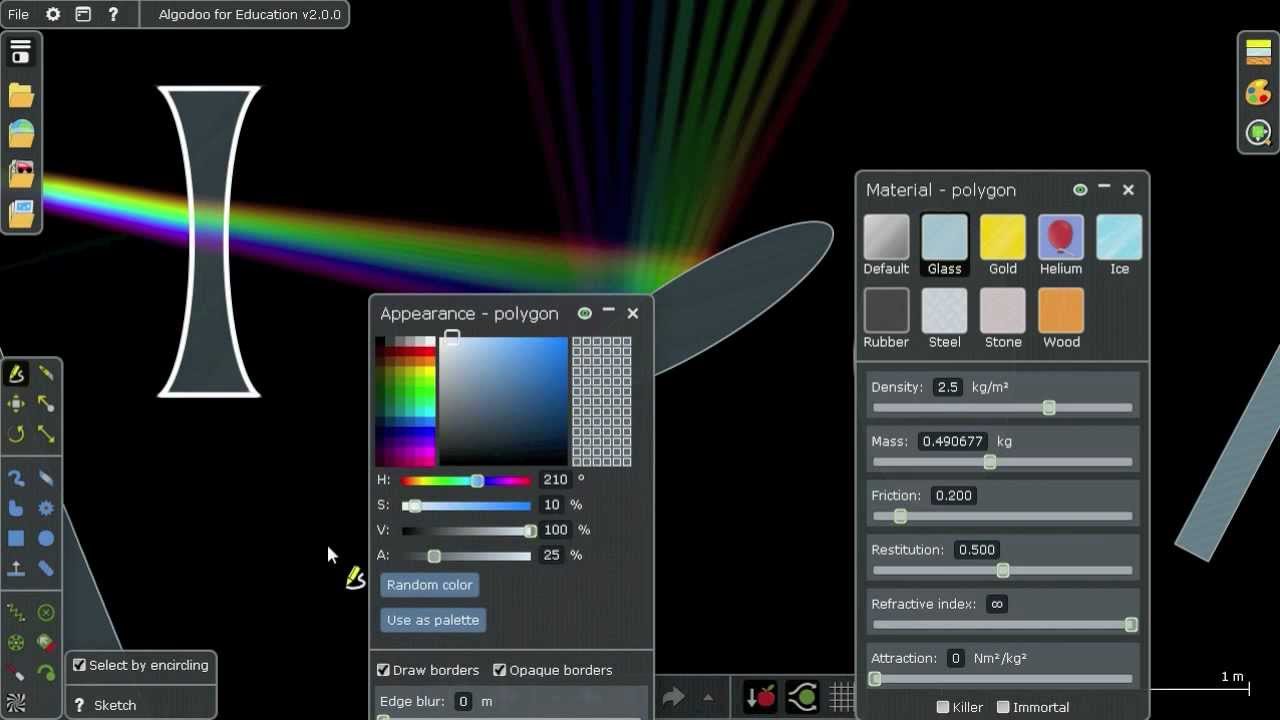 Algodoo Webinar - Optics and lenses