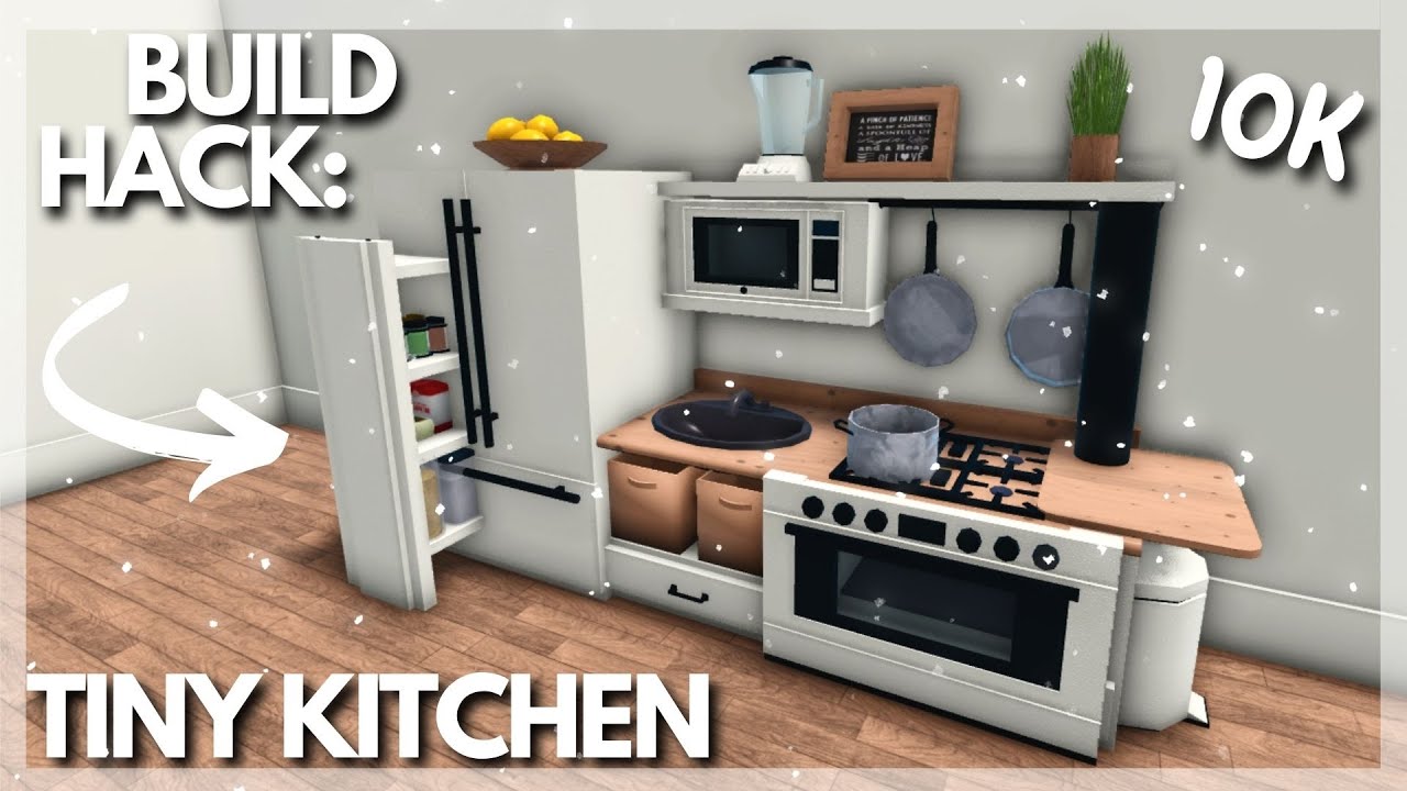 Tiny Kitchen BUILD HACK | Speedbuild || BLOXBURG Roblox