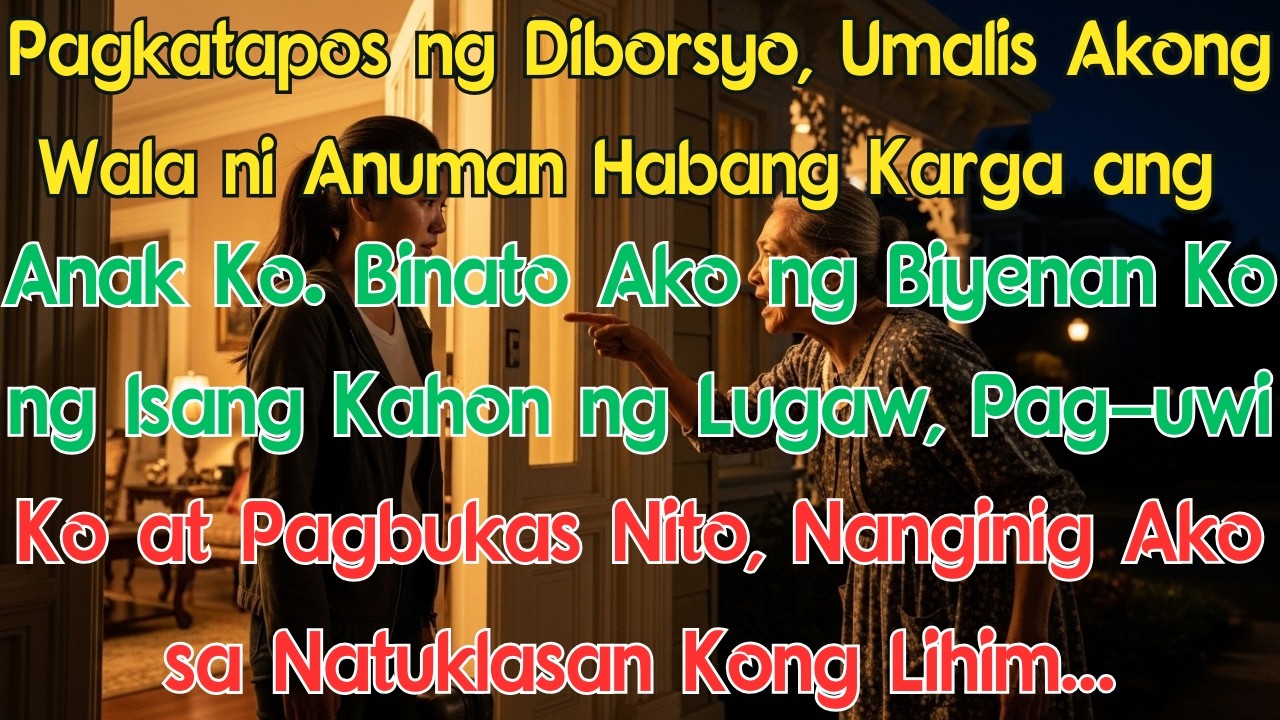 Pagkatapos ng Diborsyo, Umalis Akong Wala ni Anuman Habang Karga ang Anak Ko, Binato Ako ng Biyenan