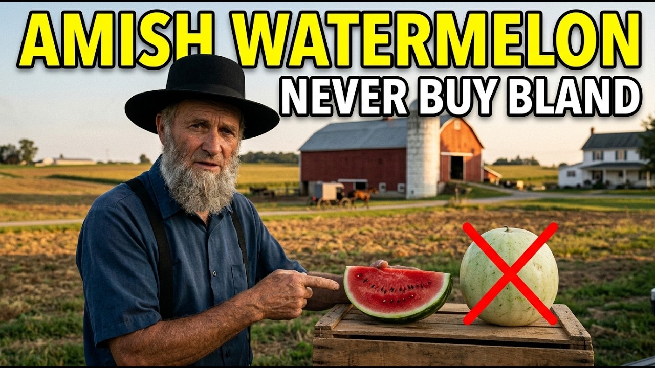 Stop Buying Bad Watermelons... The Old AMISH Way Most People Never Discover