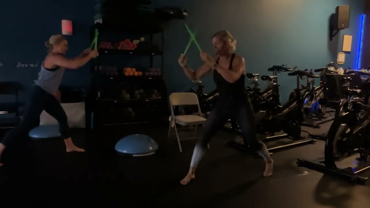 Pilates: mini pound and chair core