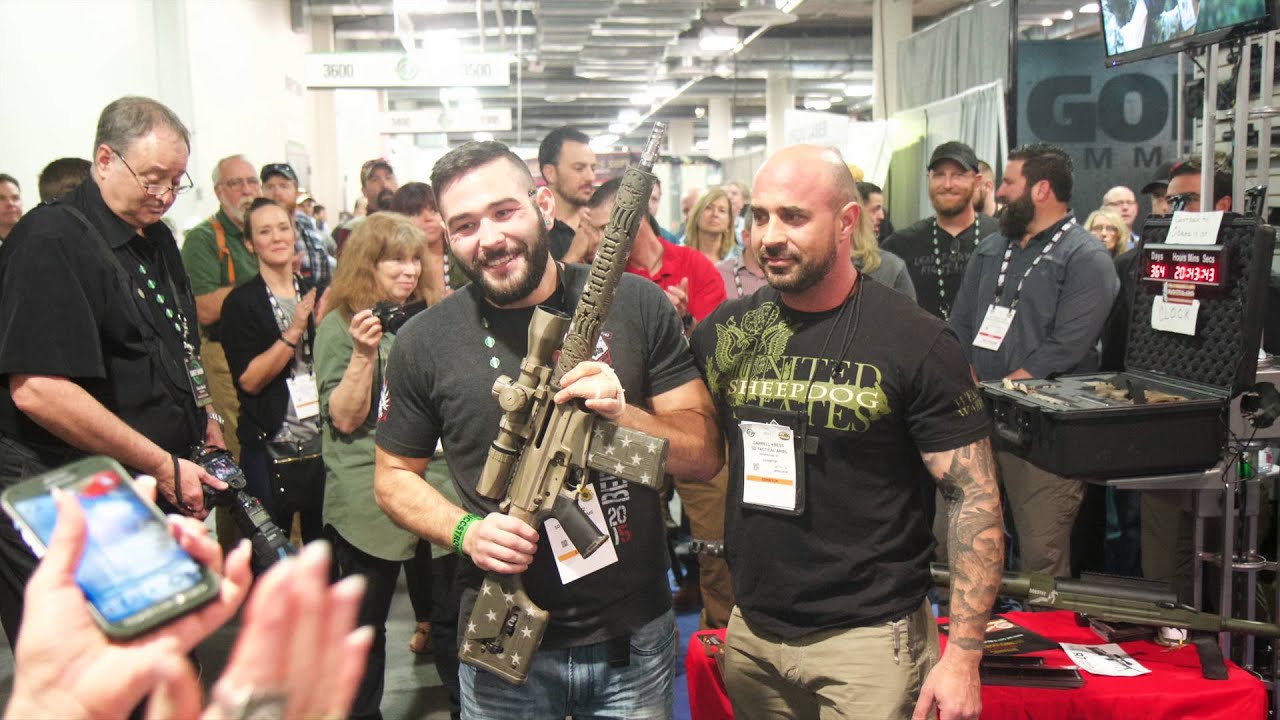 Chris Mintz award and interview from SD Tactical with Dixie Gunworx Shot Show 2016