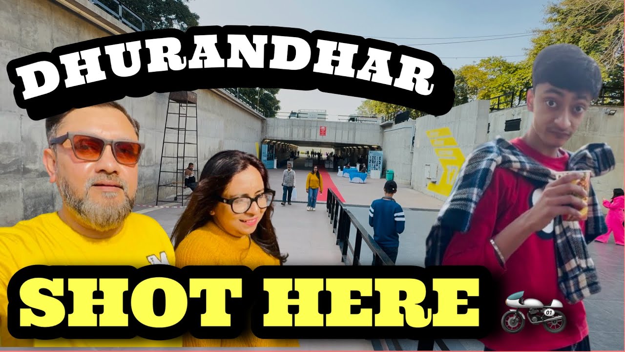 DHURANDHAR SHOT HERE 🏍️|| We visited the shooting spot and the Famous Rose Garden of Chandigarh 