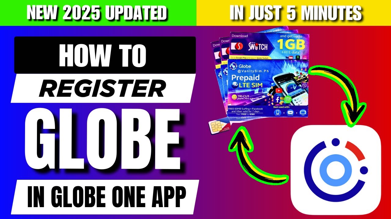 Paano mag register ng globe sim card sa globe one 2025
