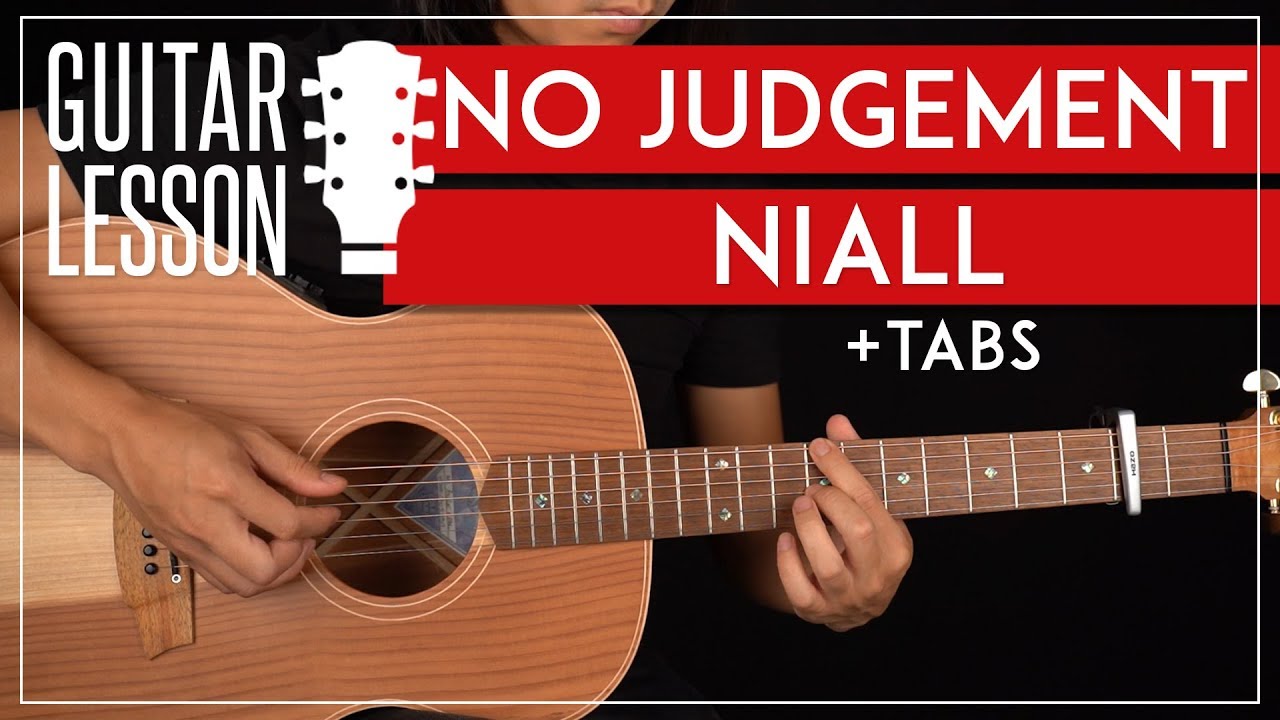 No Judgement Guitar Tutorial 🎸 Niall Horan Guitar Lesson |Riff + Chords + TAB|