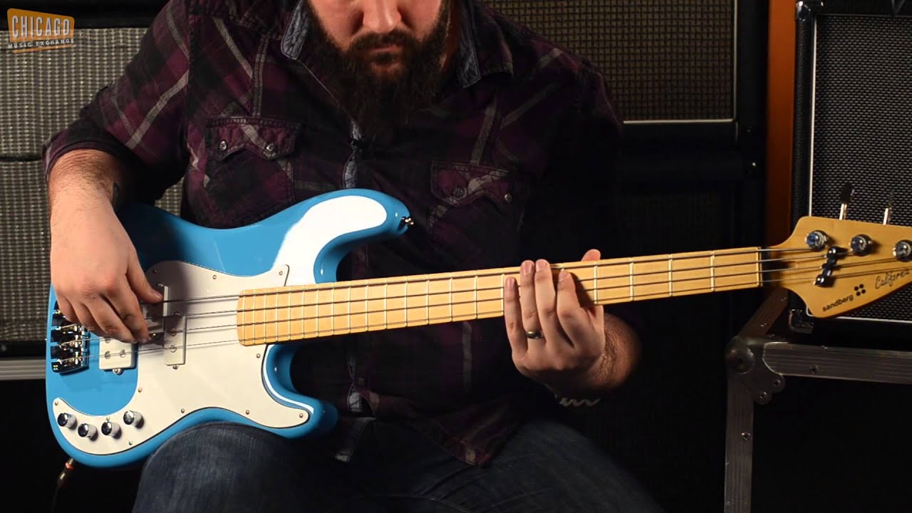 Sandberg VM4 Bass in Marley Blue Finish | CME Gear Demo | Marc Najjar