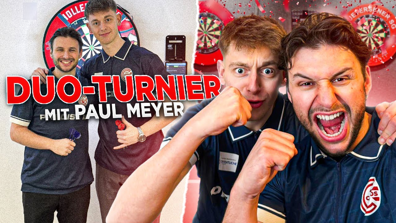 DUO-DARTVLOG MIT PAUL MEYER! 😍😂 l VIEL ZU KNAPPE SPIELE!