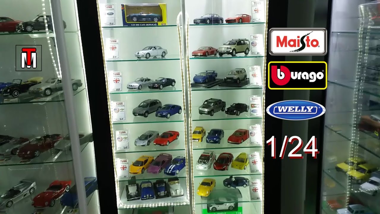 1/24 Scale Diecast Car Collection - Welly Burago Maisto Models 1:24 Showcase
