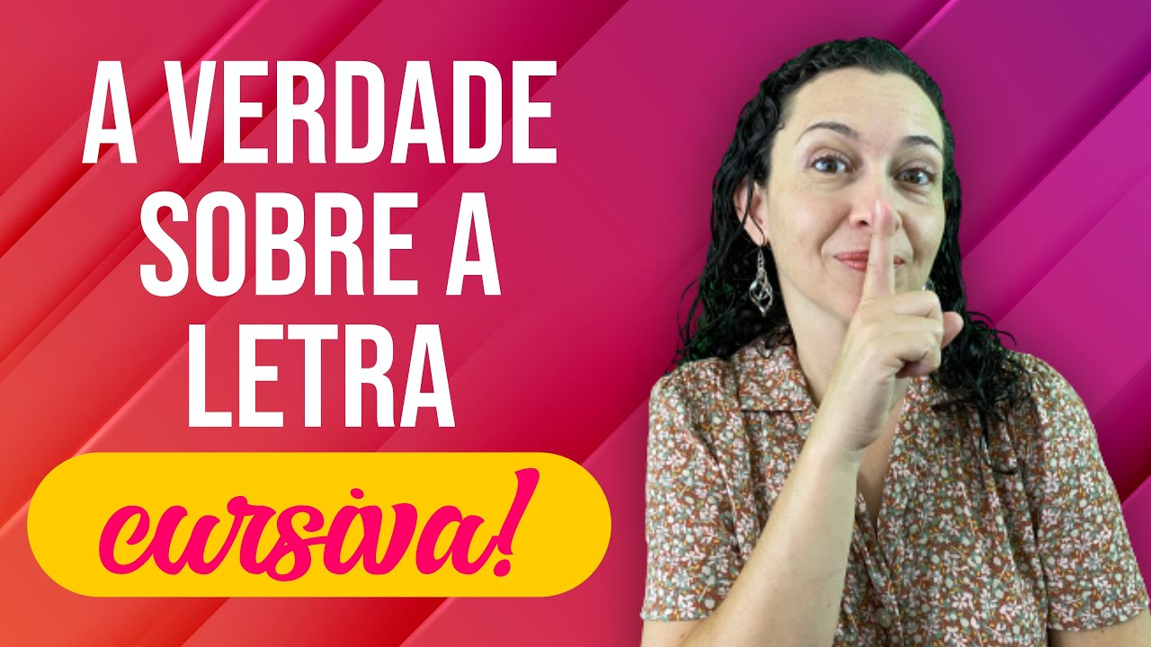 Como ensinar a letra cursiva