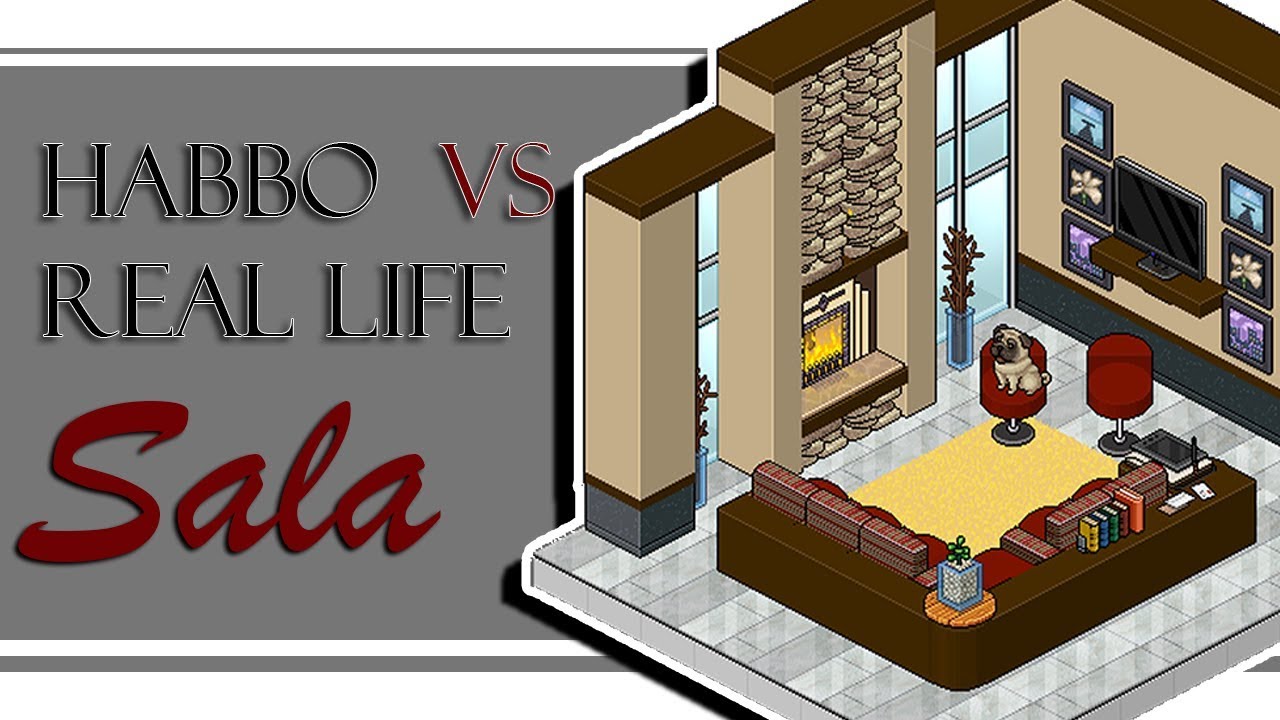 HABBO VS REAL LIFE | Sala (Living Room)
