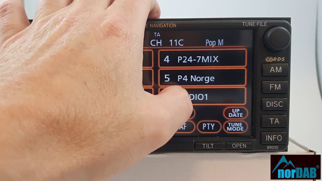 norDAB fully integrated DAB/DAB+ solution for Toyota/Lexus - TNS-700 demo!