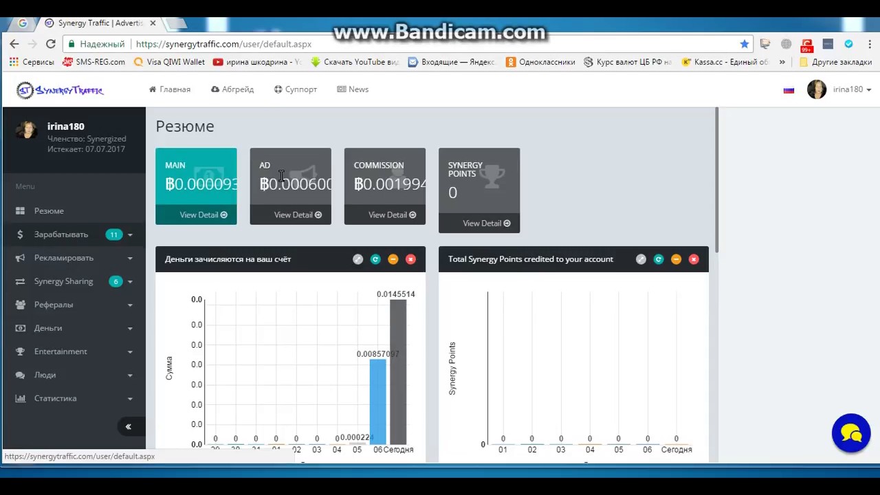 #SynergyTraffic. Нет строчки ЗАРАБАТЫВАТЬ. Что делать?