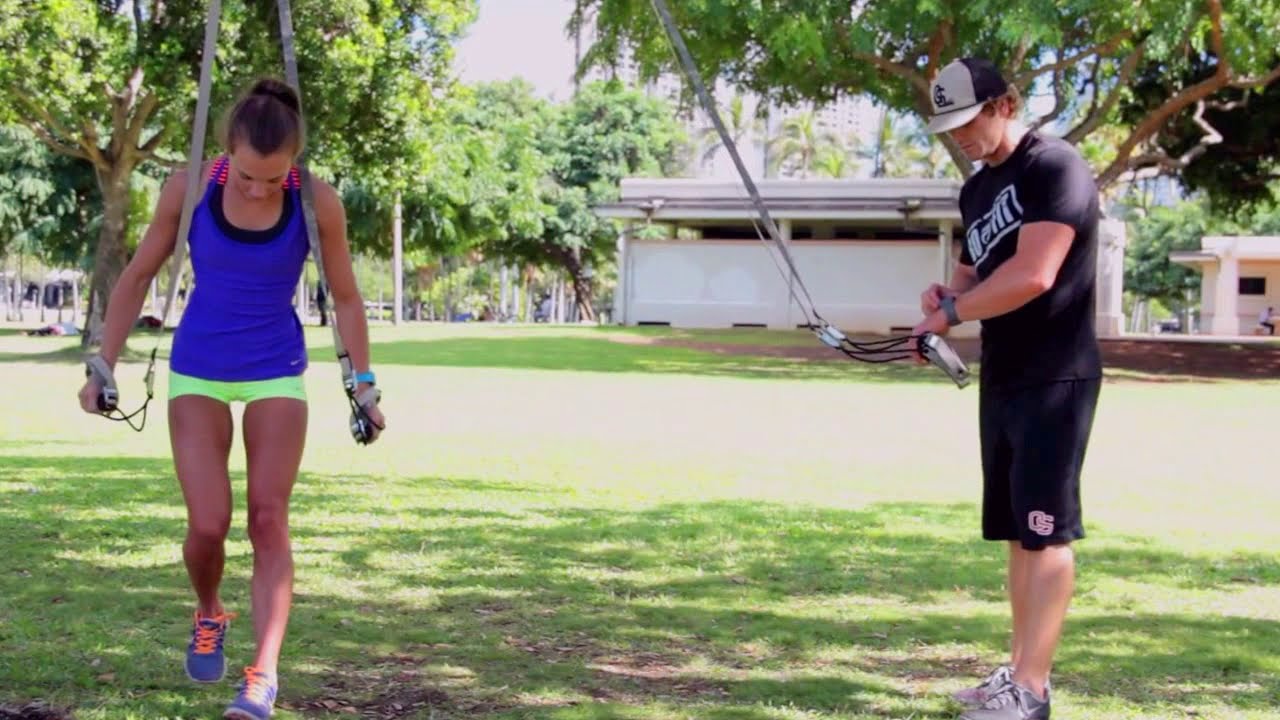 Hawaii workout: Full body suspension with WOSS trainer!