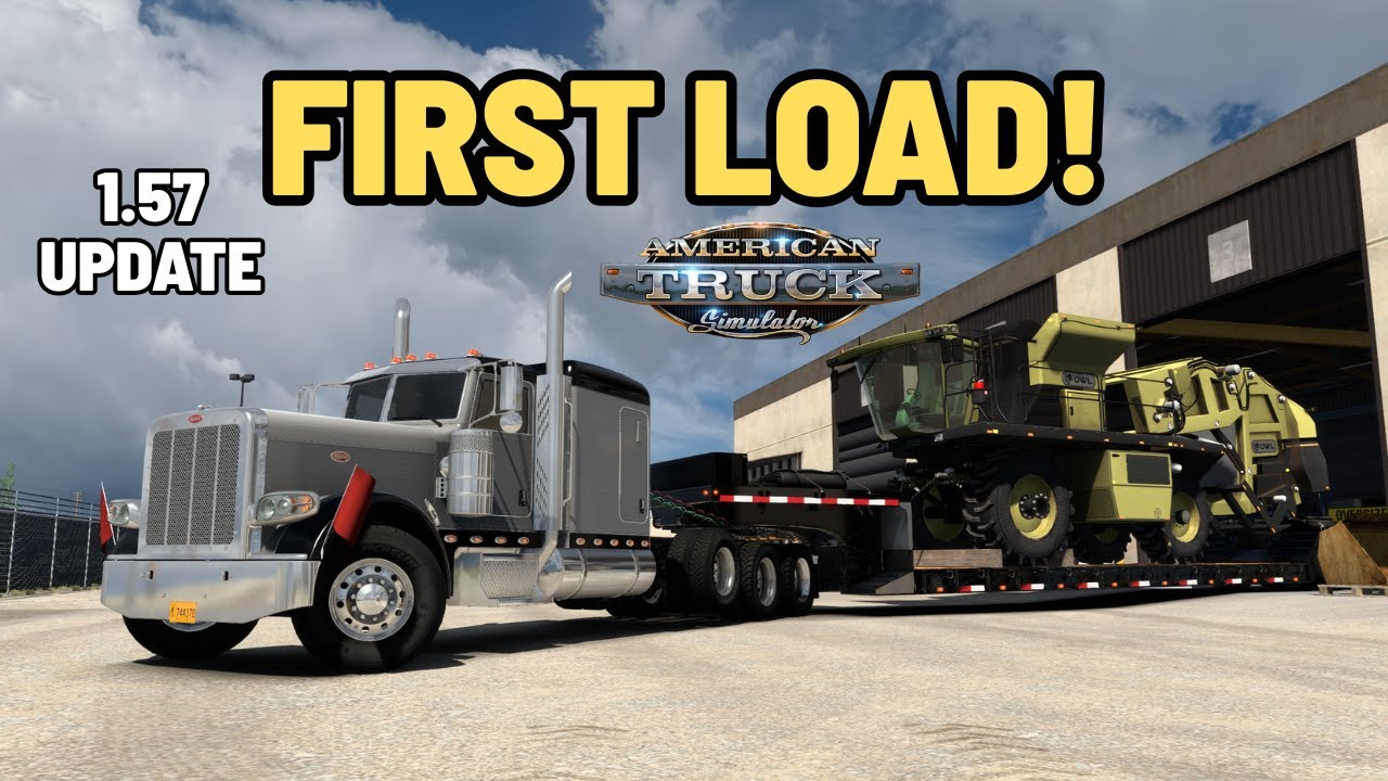 Heavy Haul Beast Takes Its FIRST Load! | American Truck Simulator (ATS)