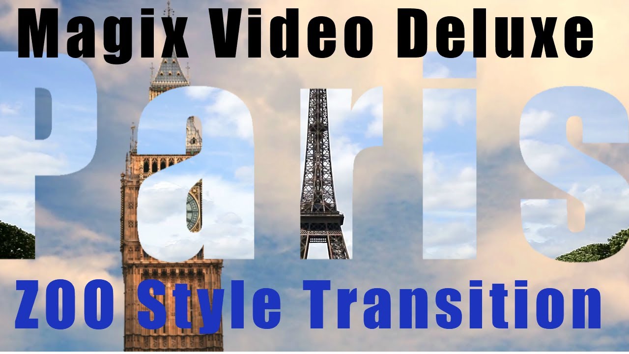 MAGIX Video Deluxe 2020 - Zoo Style Übergang - einfach Selbermachen