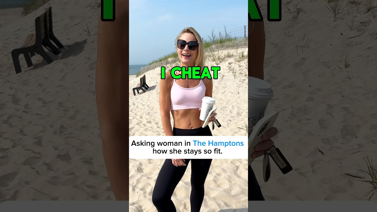 Asking fit woman in her 40’s how she stays fit in The Hamptons. #workout #girlswholift #thehamptons