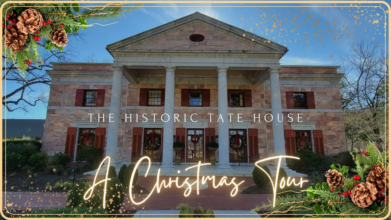 The Historic Tate House Mansion - A Christmas Tour