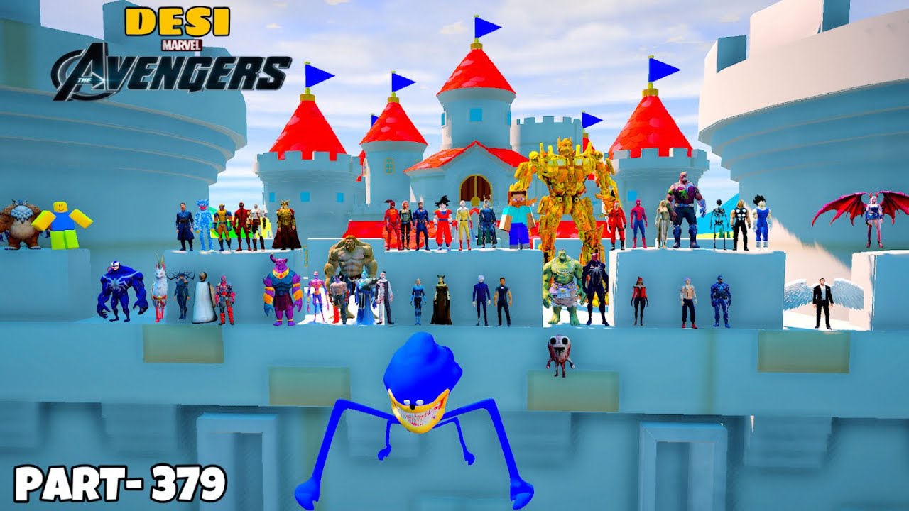 DESI Avengers and King Kong Attack on SHIN SONIC TAPES and DEVIL GOD Become Angry in GTA 5 | #379