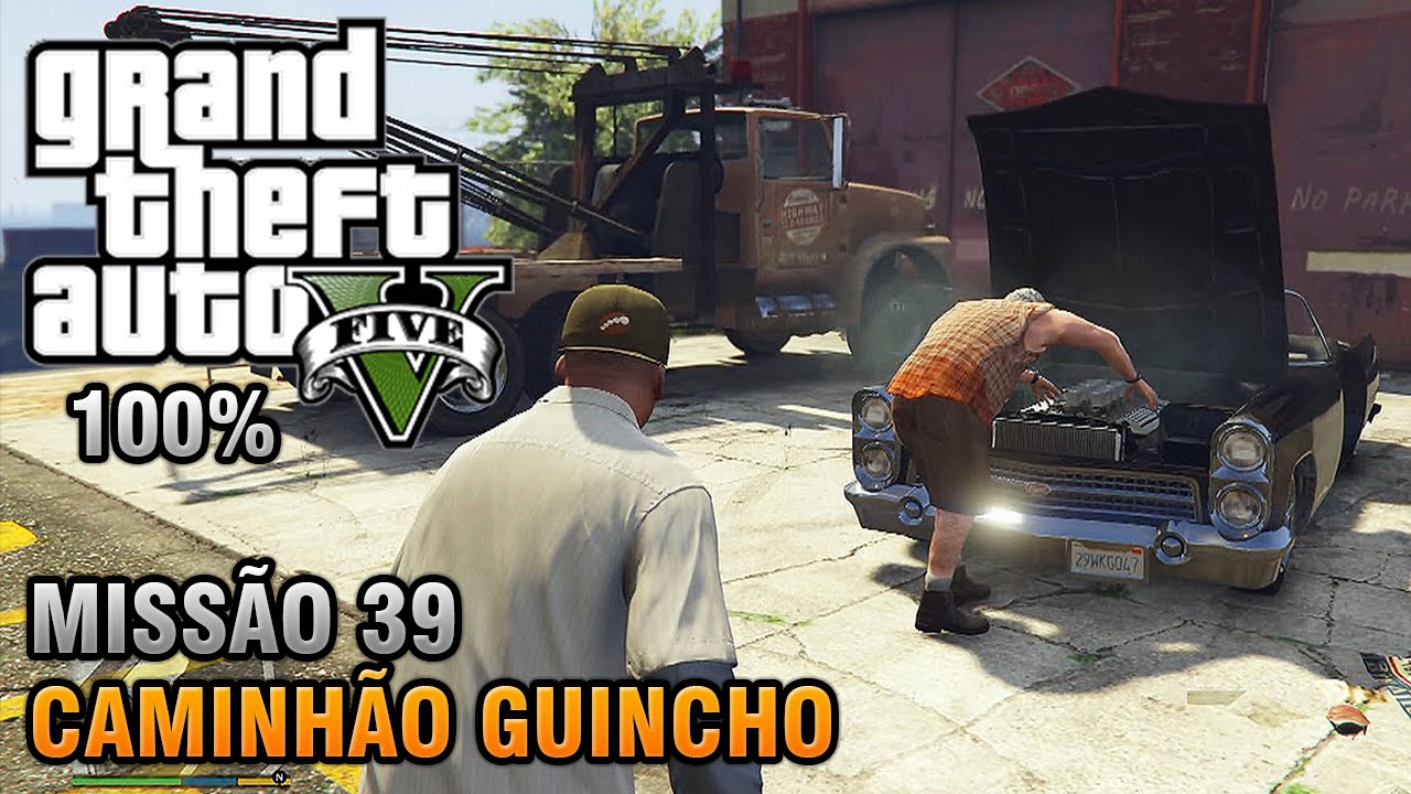 GTA V - Missão 39 - Caminhão Guincho (Detonado 100% Ouro)