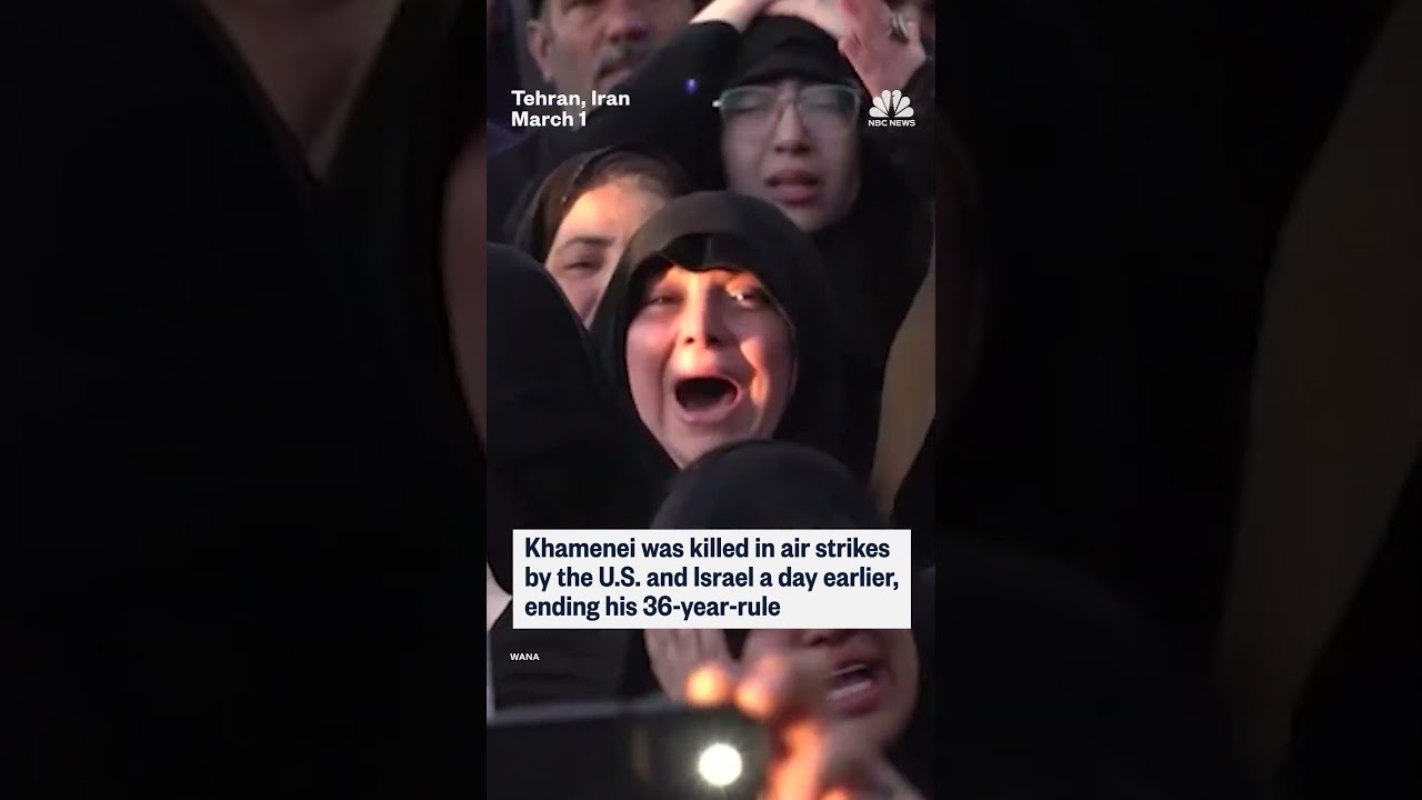 Thousands gather in Tehran to mourn Khamenei's death