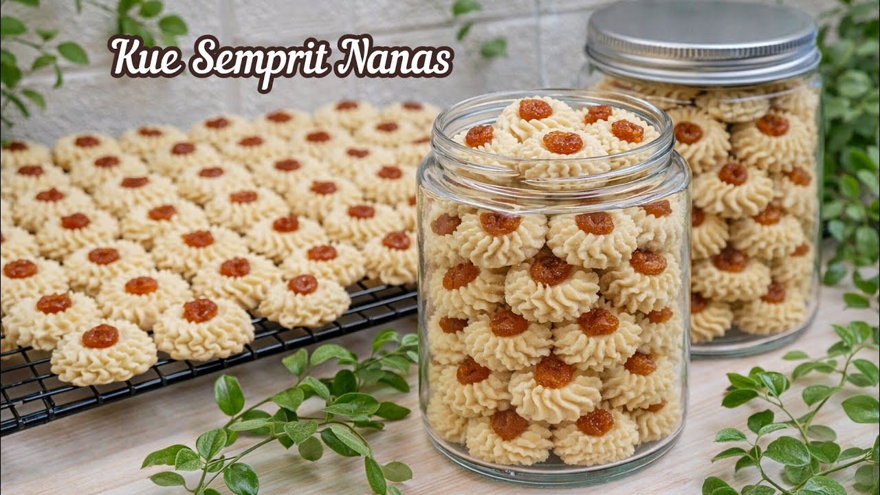 KUE LEZAT INI HANYA MENGGUNAKAN 500 Gr TEPUNG HASIL BANYAK UNTUK SAJIAN LEBARAN | SEMPRIT NANAS