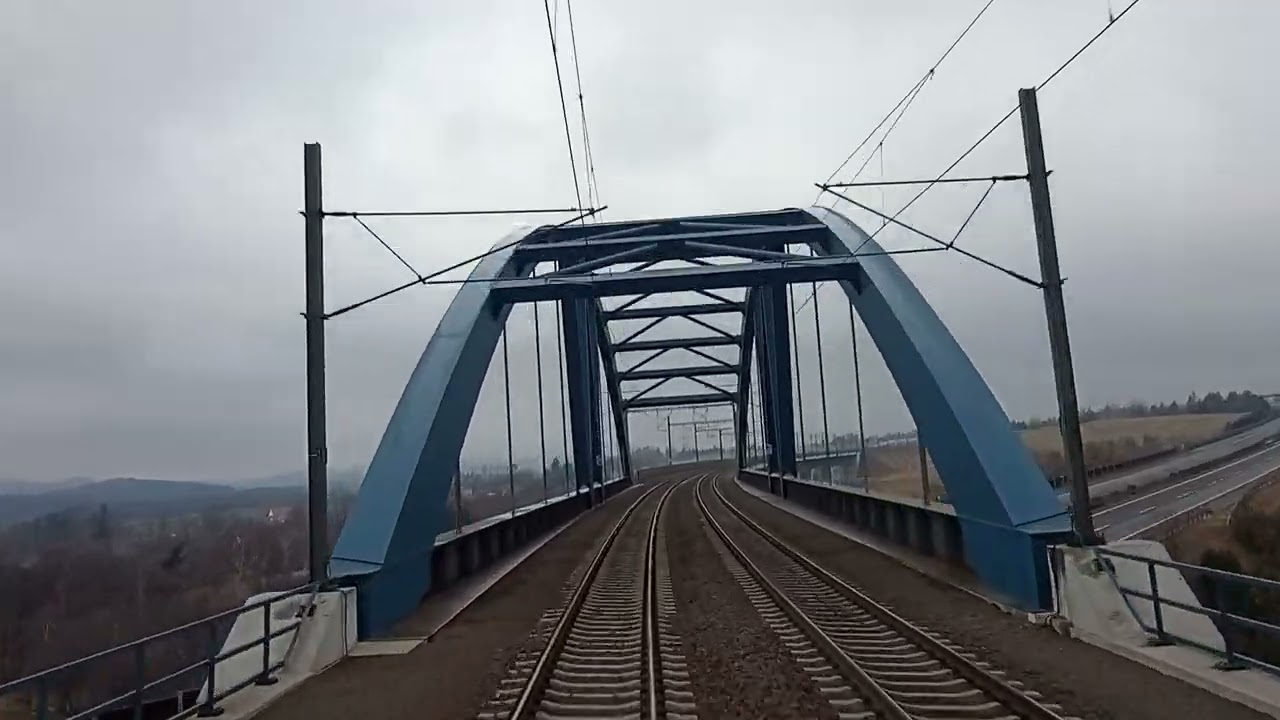Polední den provozu 1.4.2022 Tábor - Olbramovice celý úsek bez přerušení
