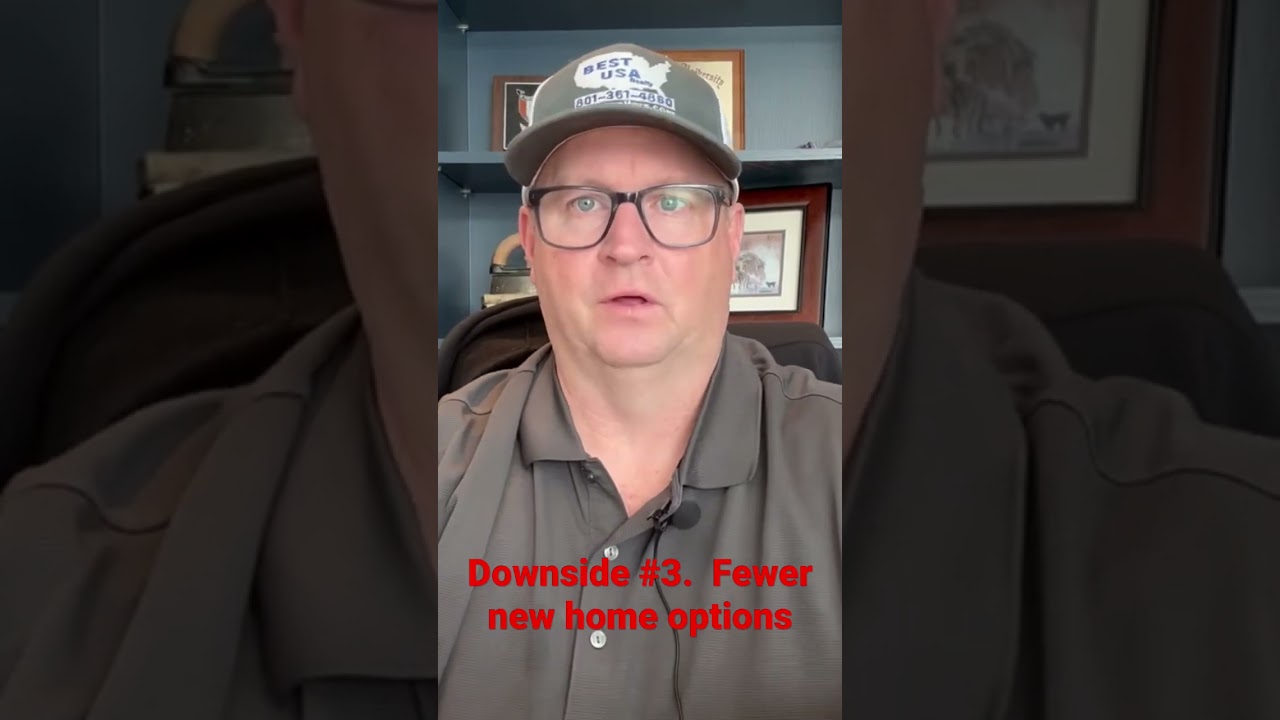 Downside #3.  Provo has fewer new home options.  Full video @scottgwalters