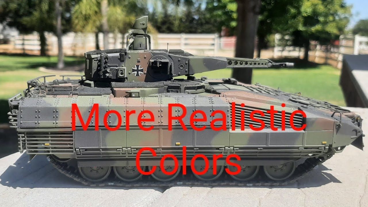 How to Paint RFM SPZ Puma 1/35 with Mr Hobby paint for real looking Modern German NATO (Video #80)