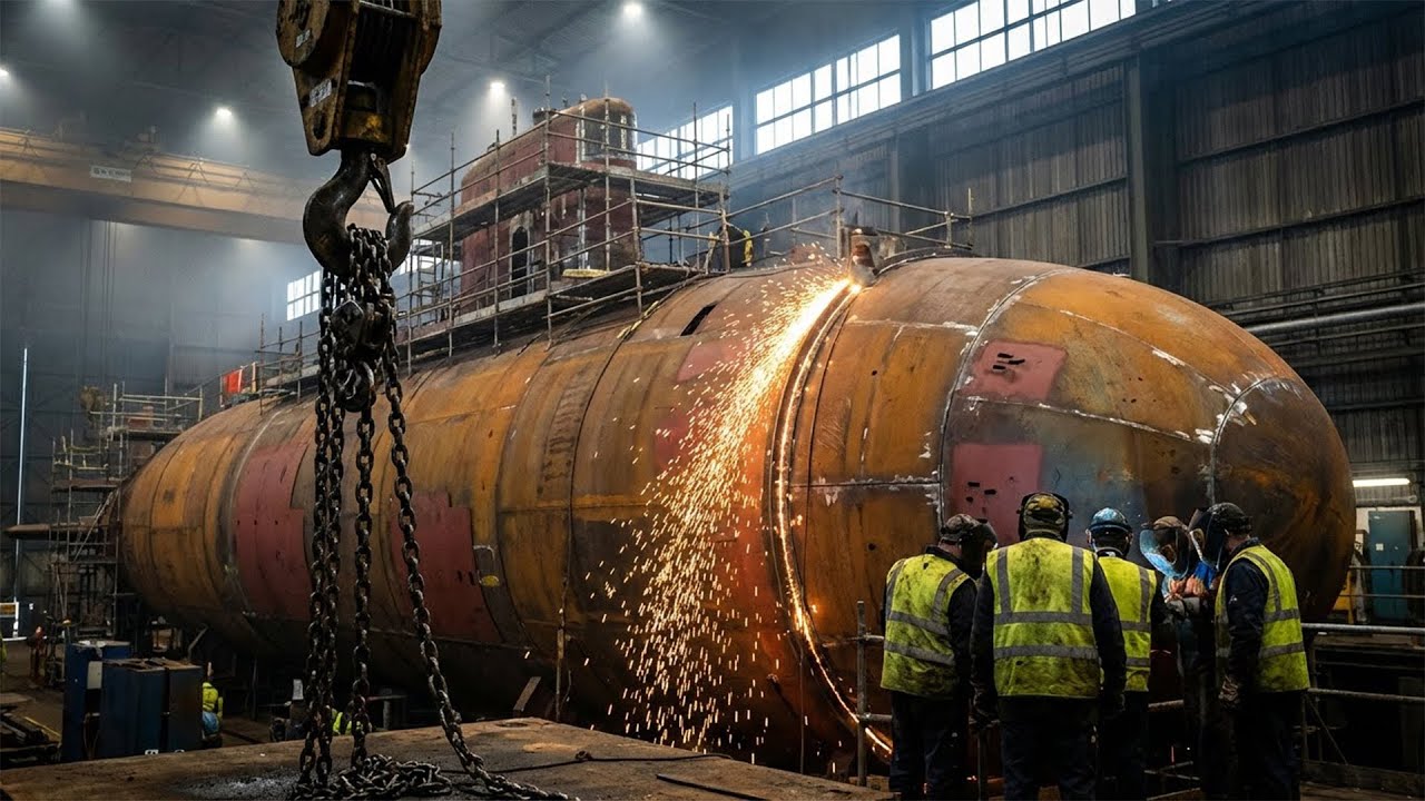 Building A $3 Billion Nuclear Submarine (The Whole Process)