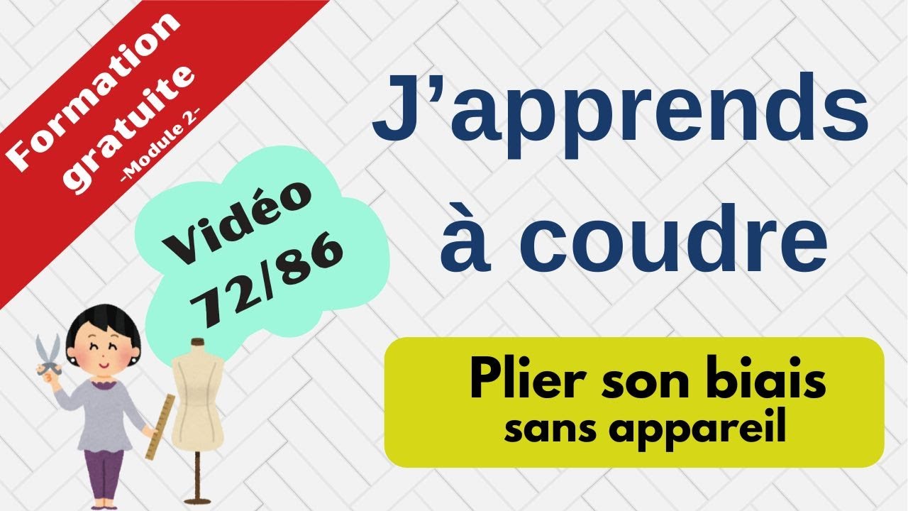 Plier du biais sans appareil