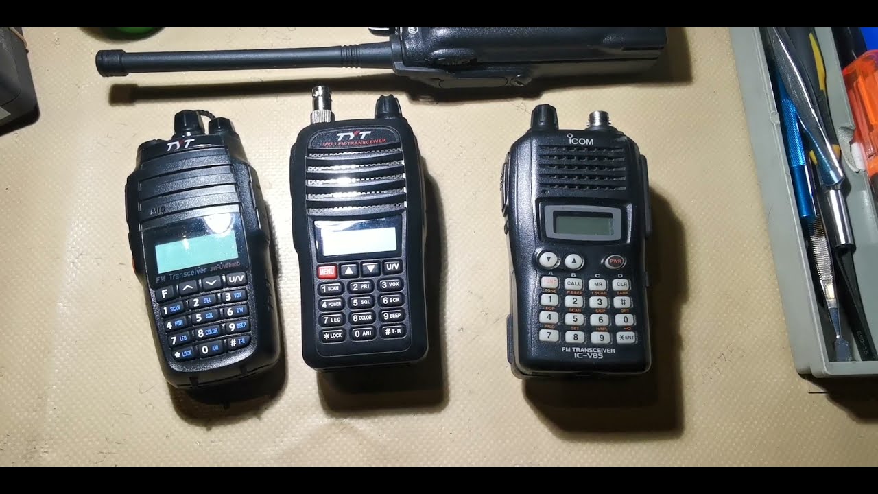 مقارنة بين الايكوم والتي واي تي اليدوية icom vs TYT