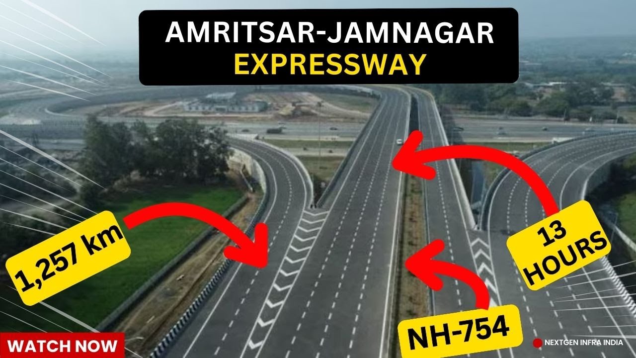 🛣️ Amritsar&ndash;Jamnagar Expressway: Punjab to Gujarat&rsquo;s High-Speed Lifeline 🇮🇳 #AmritsarJamnagar
