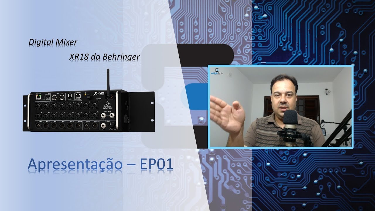 Conheça a #Behringer #XR18 - Aula 1 - #CursoGratuito