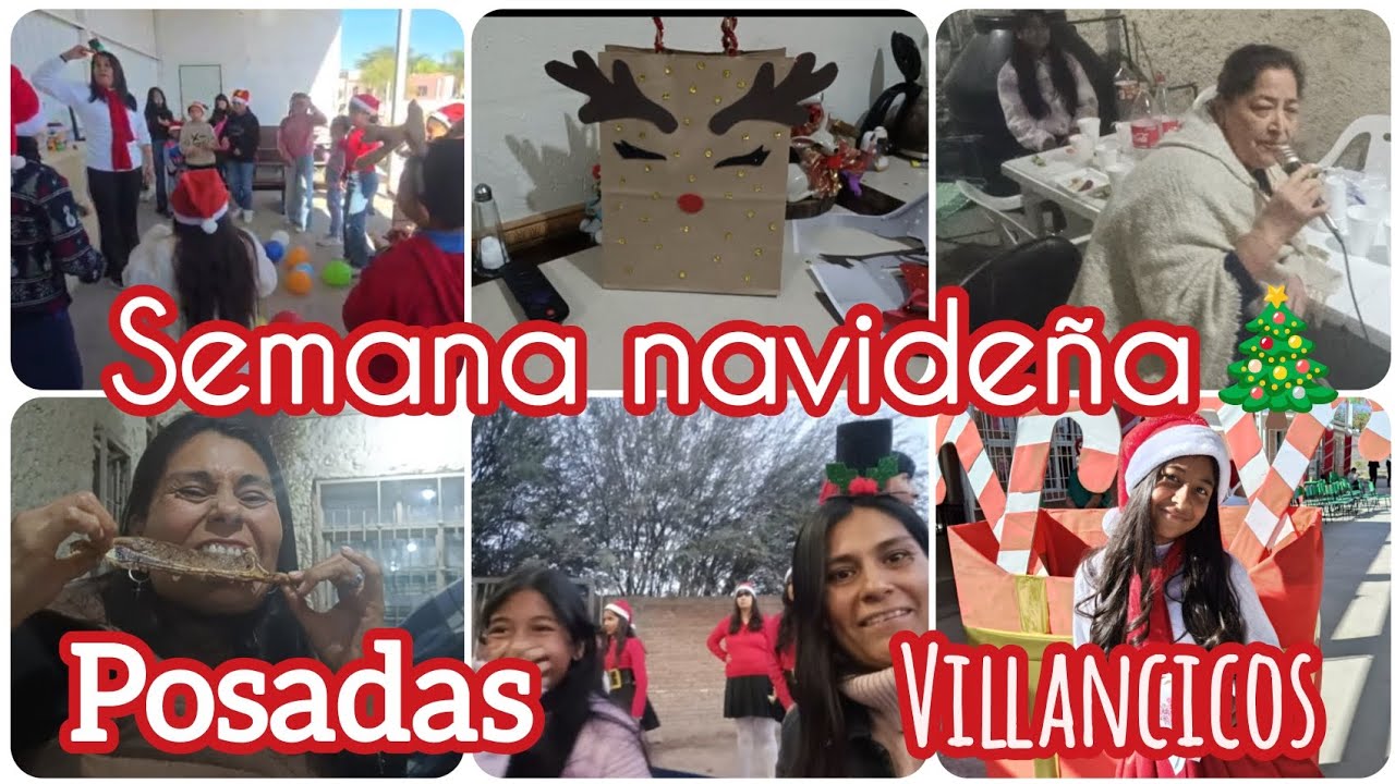 SEMANA NAVIDEÑA//MANUALIDADES//VILLANCICOS//POSADAS🎄⛄🤶🏾