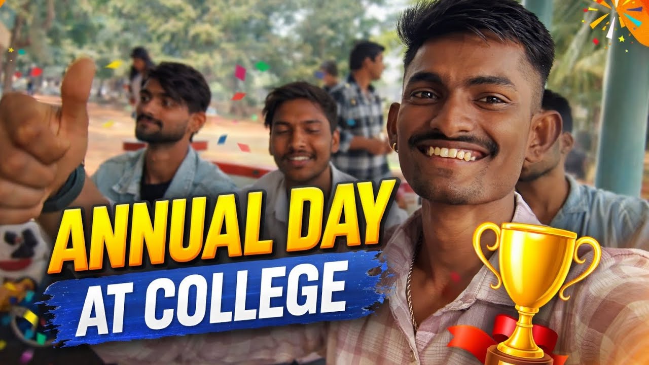 ANNUAL DAY AT MY COLLEGE FULL OF 😊 FUN