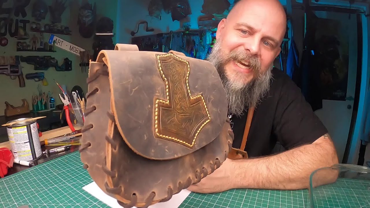 Leder Punzieren (zweiter Versuch) live