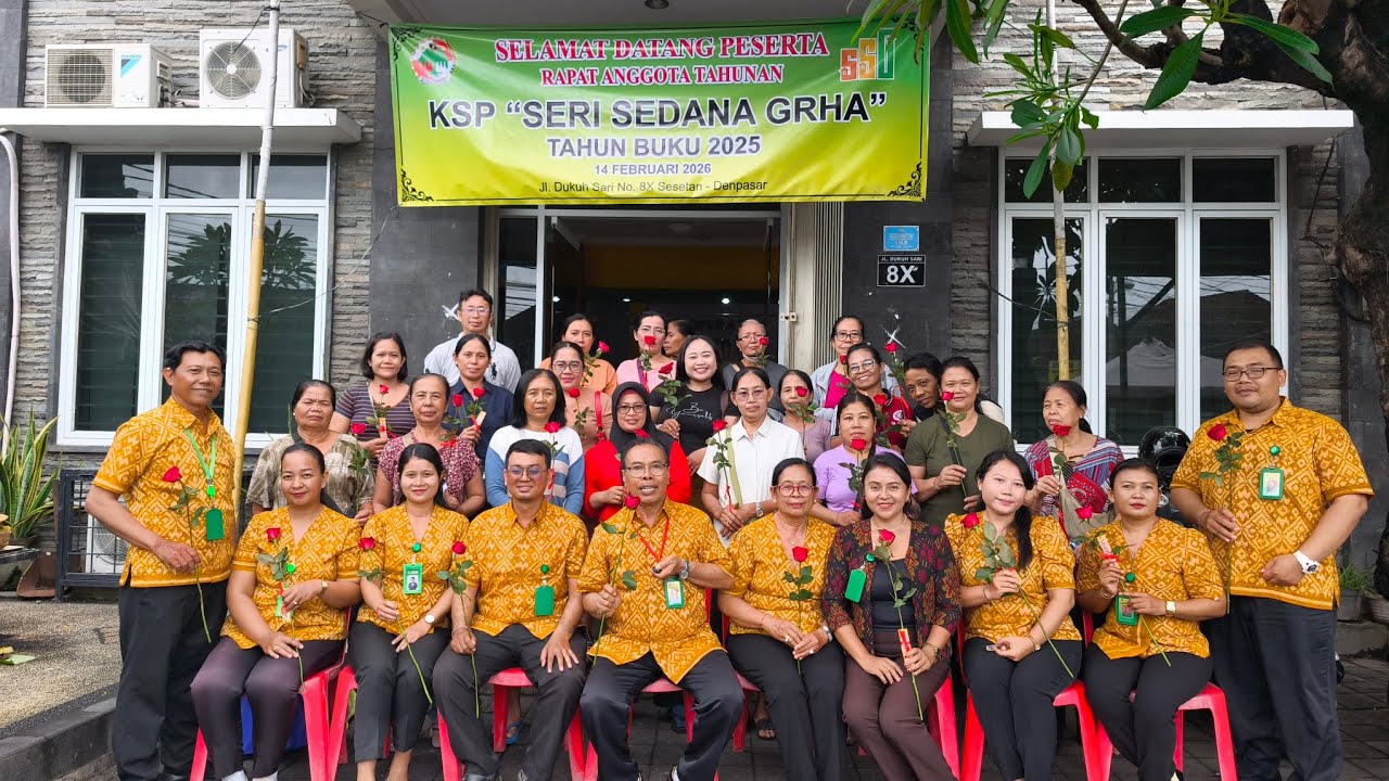 Hari Sabtu Tgl 14 Peb 2026,  KSP Seri Sedana Grha melaksanakan RAT Tahun Buku 2025.