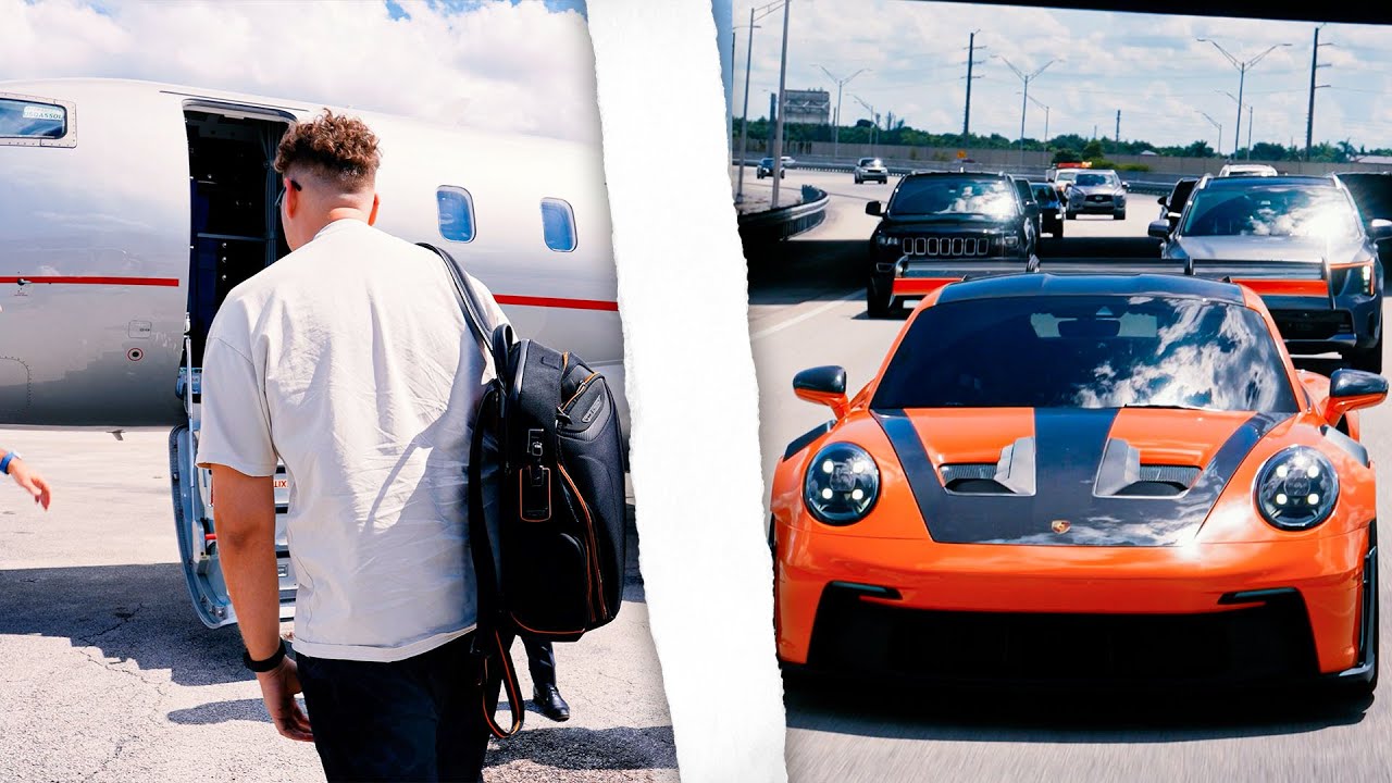 we took a private jet to my favorite restaurant