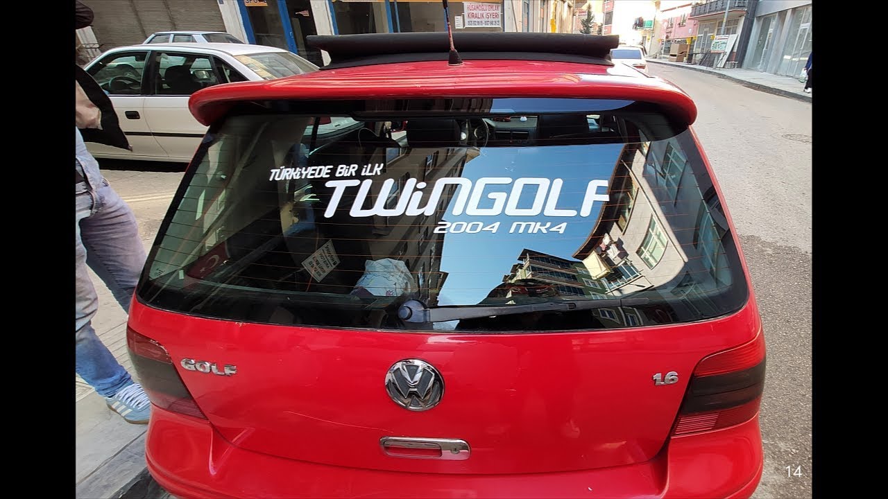 Türkiyede Bir İlk Twingolf - Golf 4 Aracıma Twingo Sunroofu Taktırdım