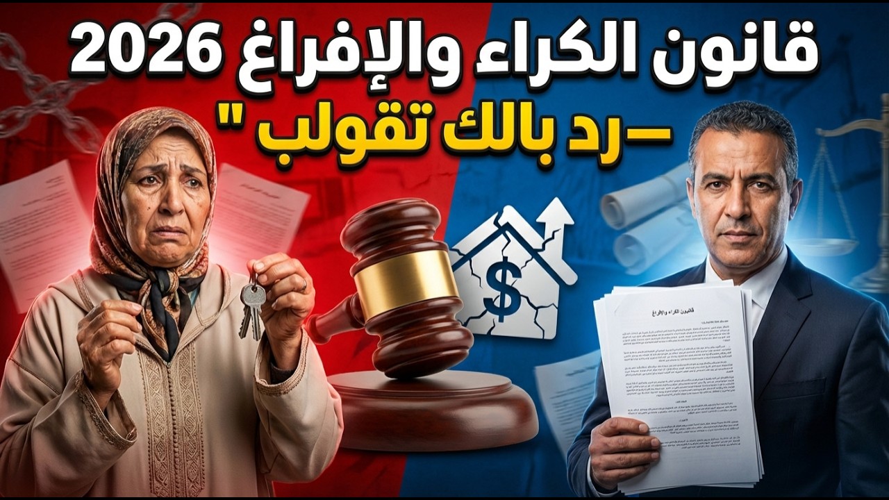 قانون الكراء و الإفراغ المغرب 2026: كلشي اللي خاصك تعرف بصيغة عملية و قانونية!
