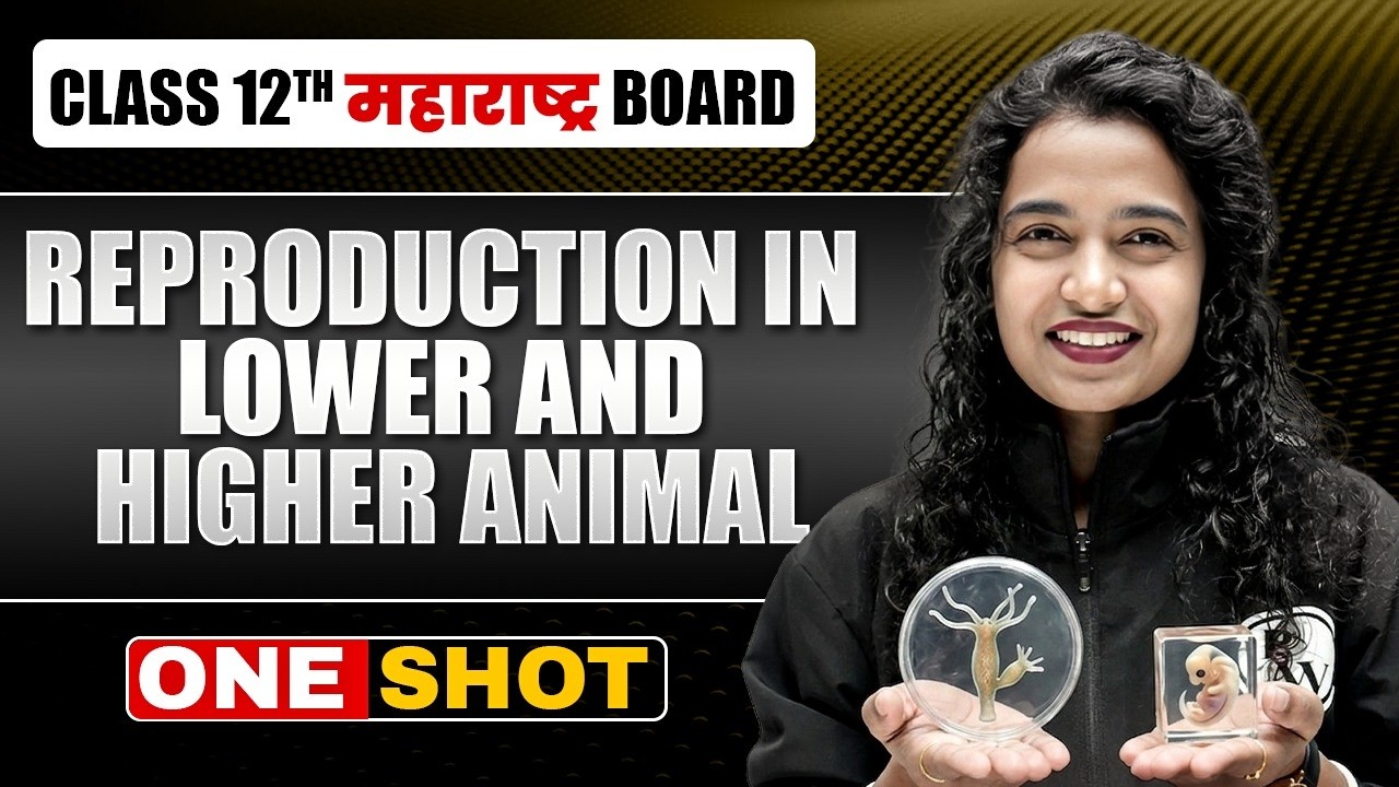 Reproduction in Lower and Higher Animal Class 12 One Shot | Biology | Maharashtra Board #class12