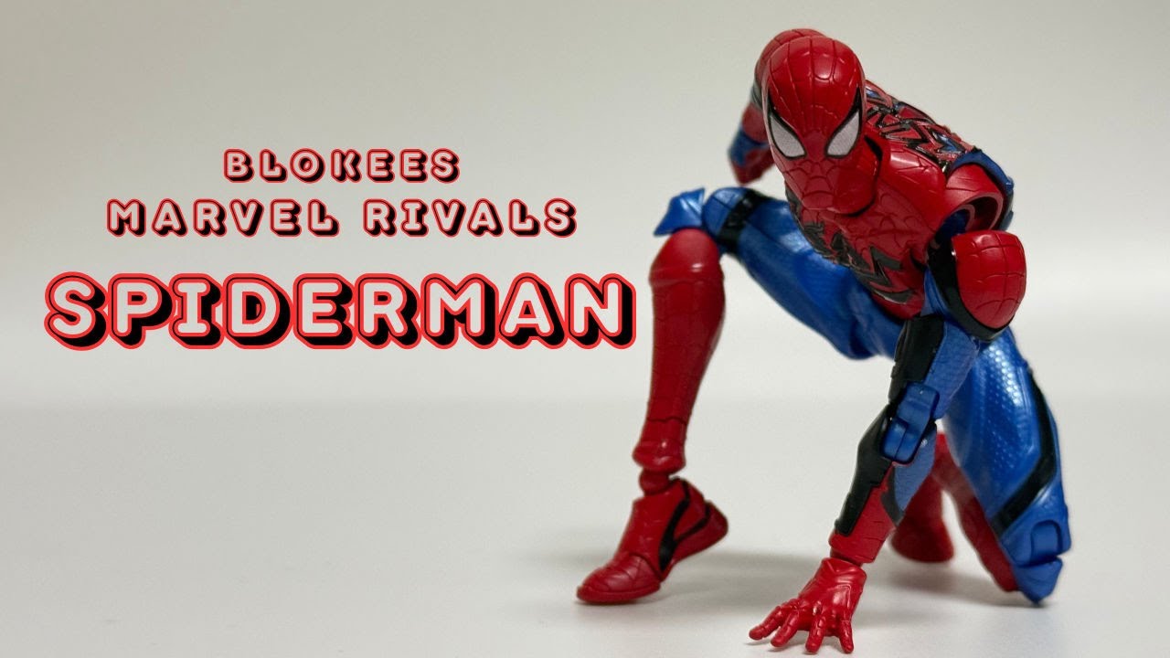 Обзор модели Человека-паука из серии Marvel Rivals от Blokees Champion Class